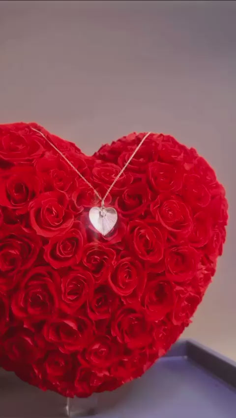14k Gold heart with Diamond