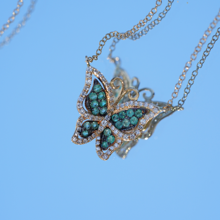 Butterfly necklace meaning: Transformation, freedom, renewal, love