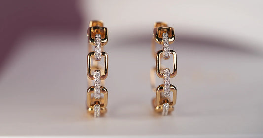 Illuminate Your Style with Gold Diamond Clover Earrings by Mera Jewelry