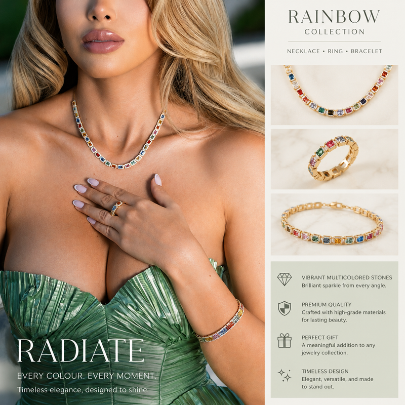 Monaco Sapphire Tennis Necklace
