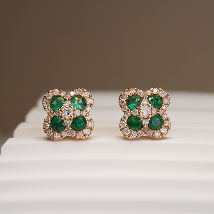 Emerald Royal Earrings