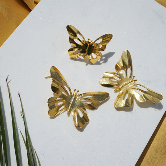 Butterfly Earrings and Ring Set