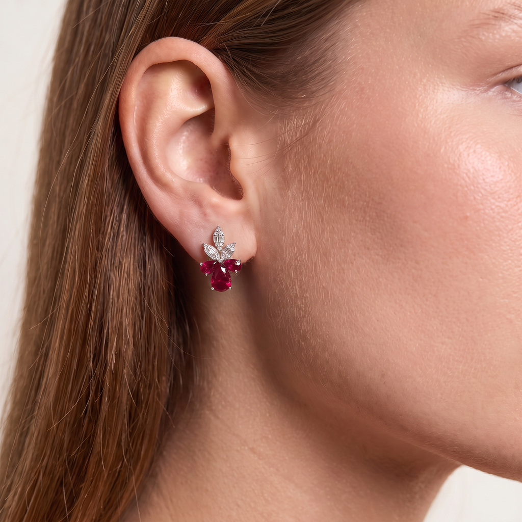 Duchess Ruby Earrings