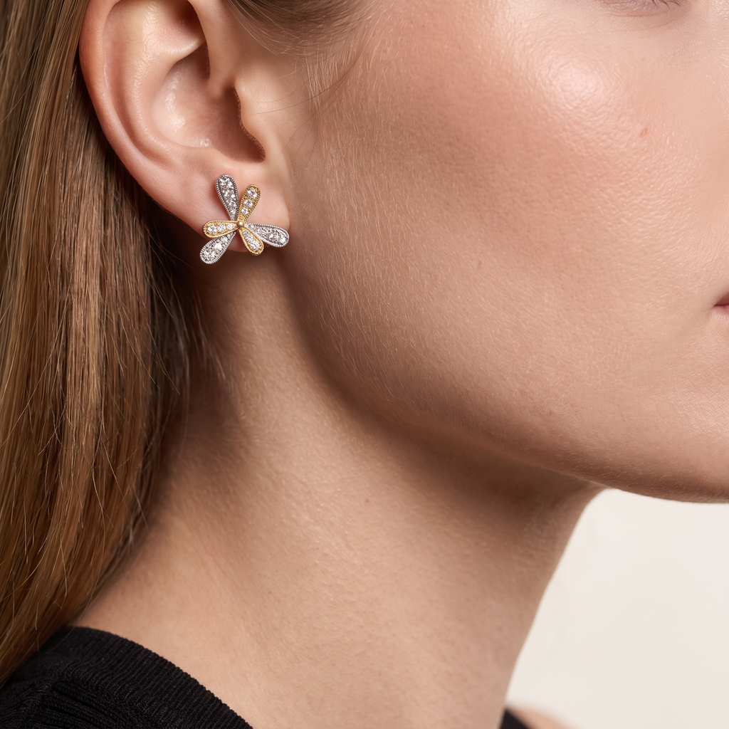 Libellule Diamond Earrings