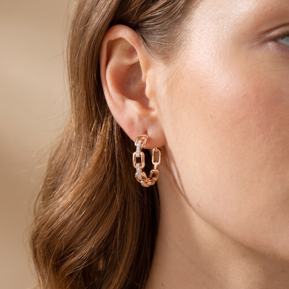 Infinity Link Earrings