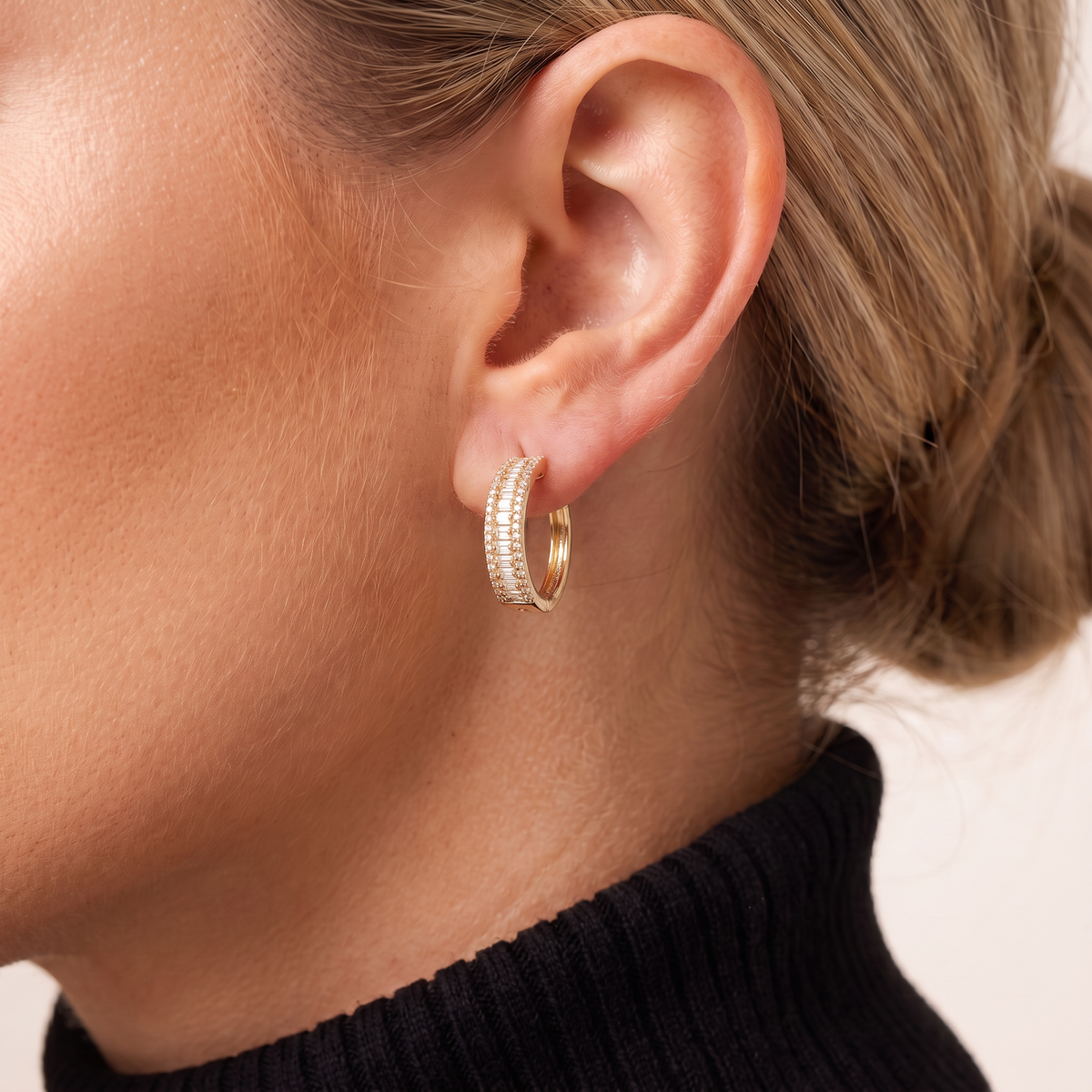 Solstice Gold Hoops