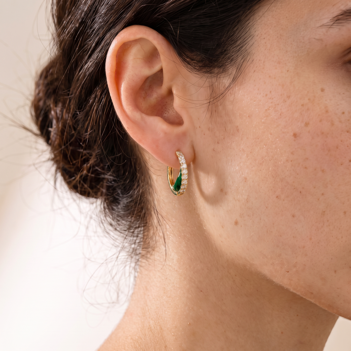 Malachite Moon Hoops