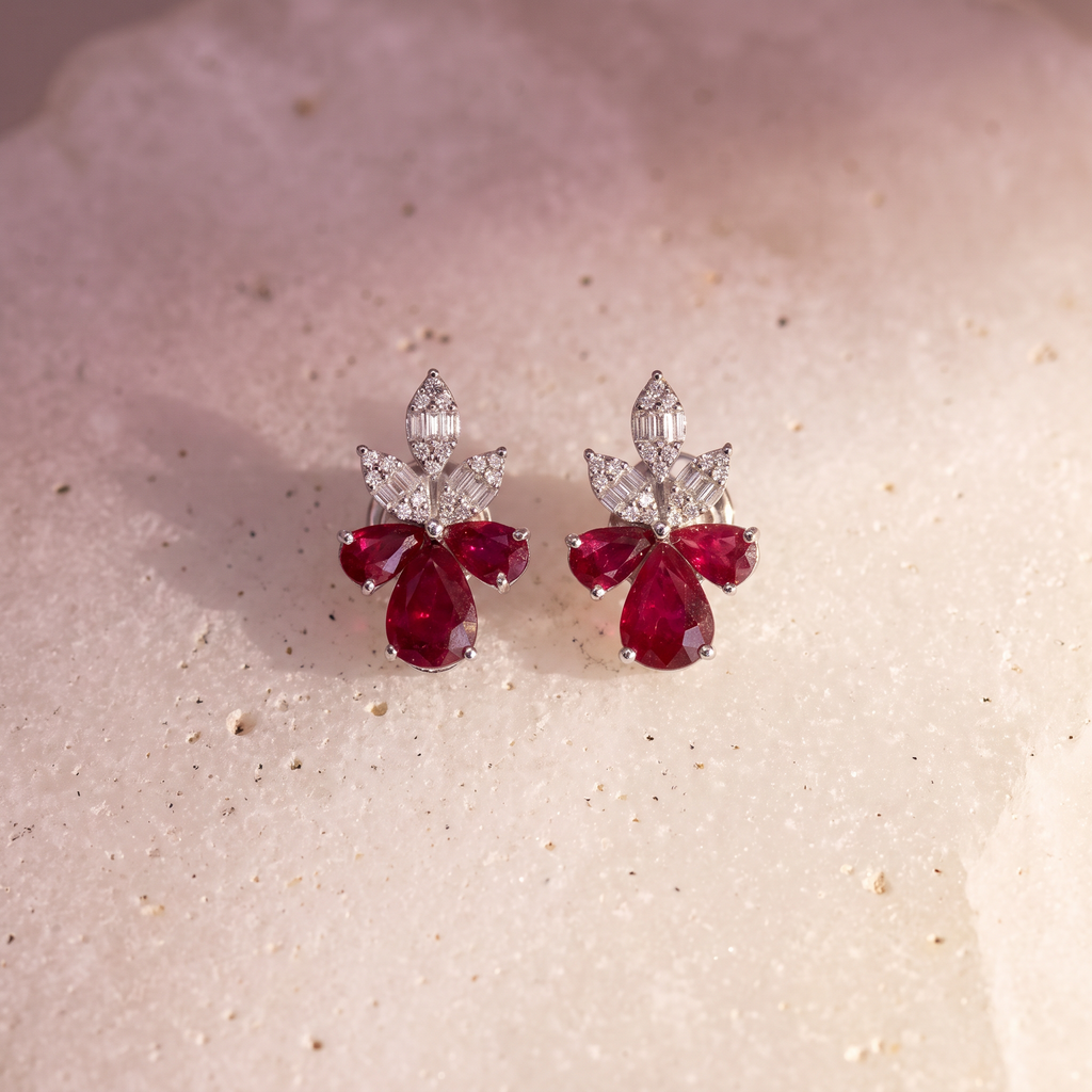 Duchess Ruby Earrings
