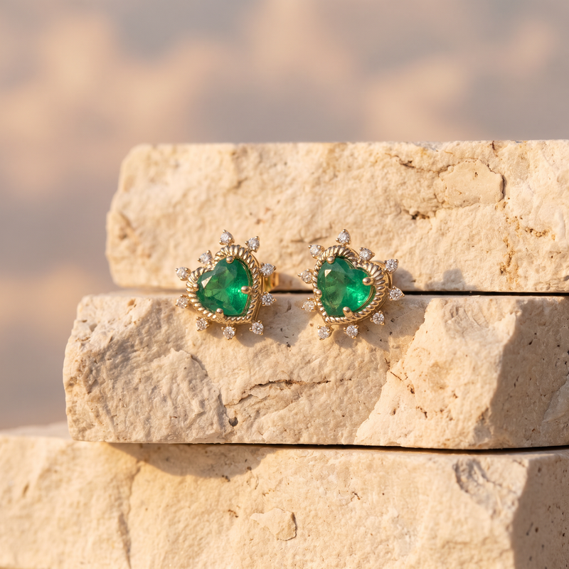 MERA Heart Earrings