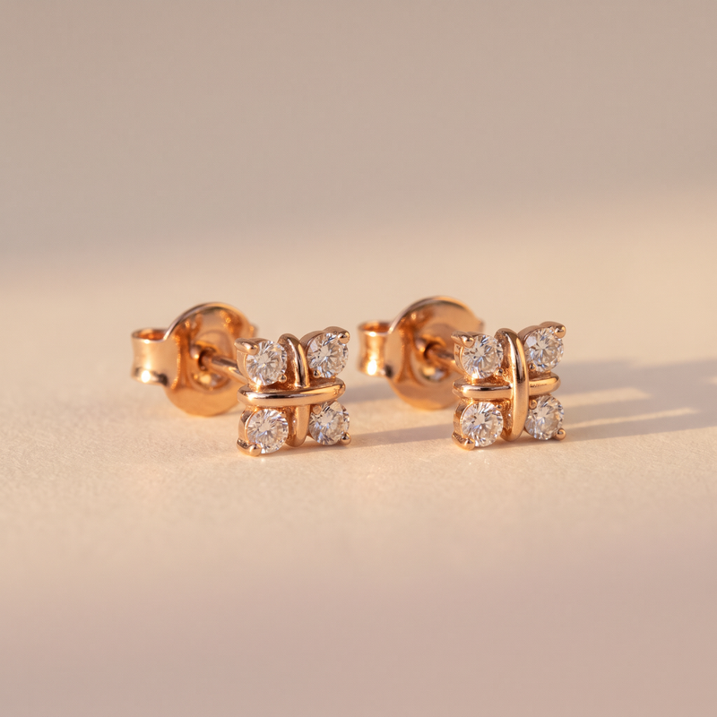 Stellar Cross Earrings