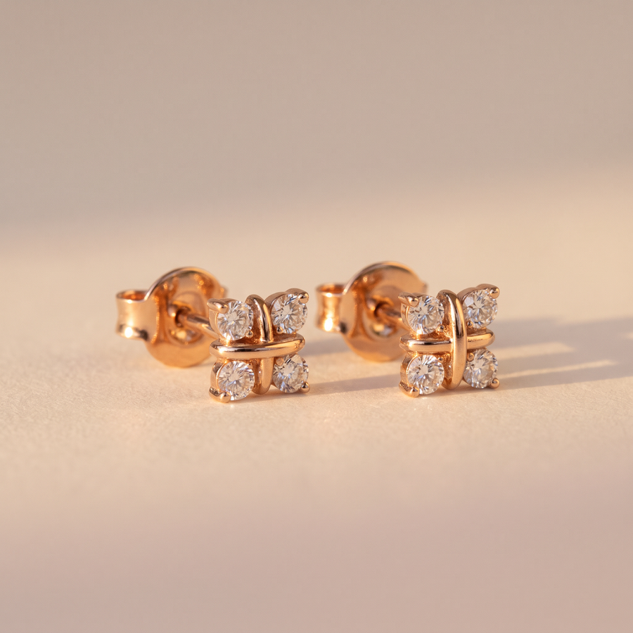 Stellar Cross Earrings