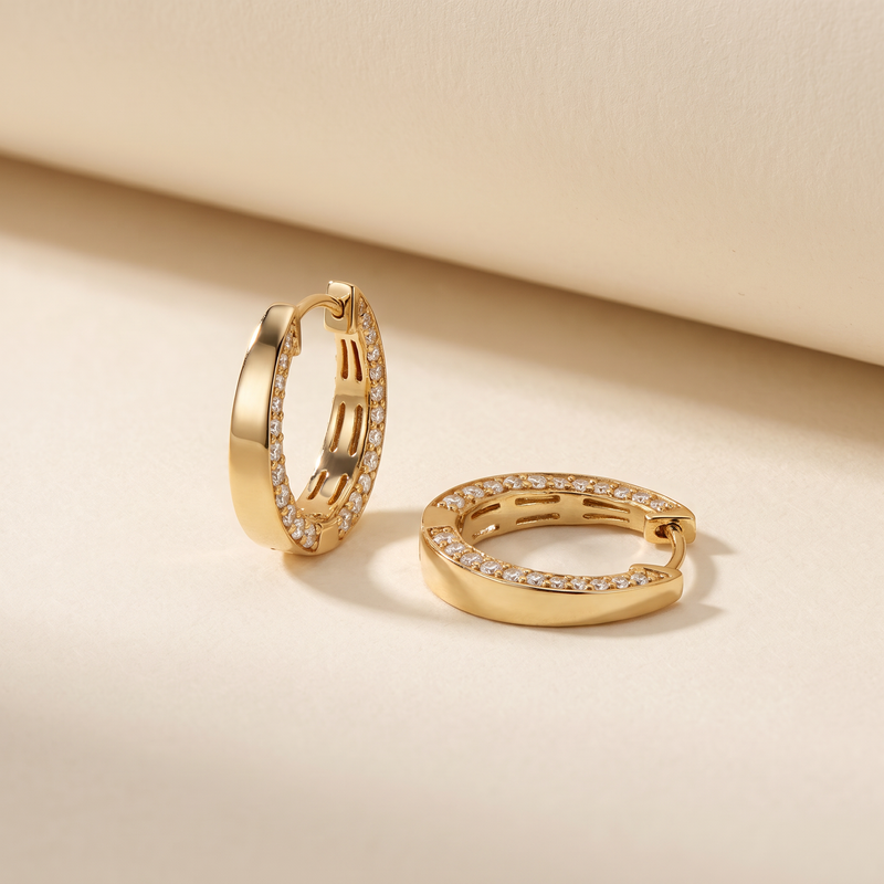 Stardust Pavé Hoops