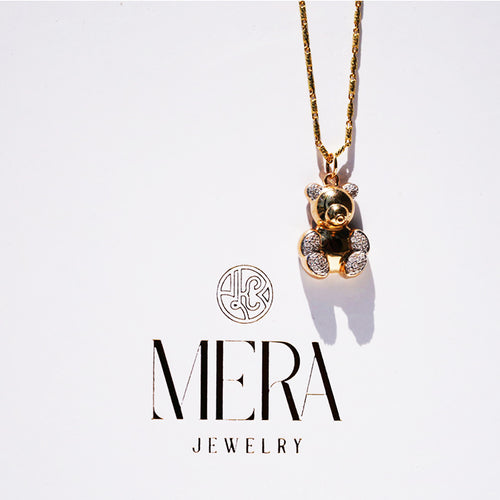 14k Bear Pendant
