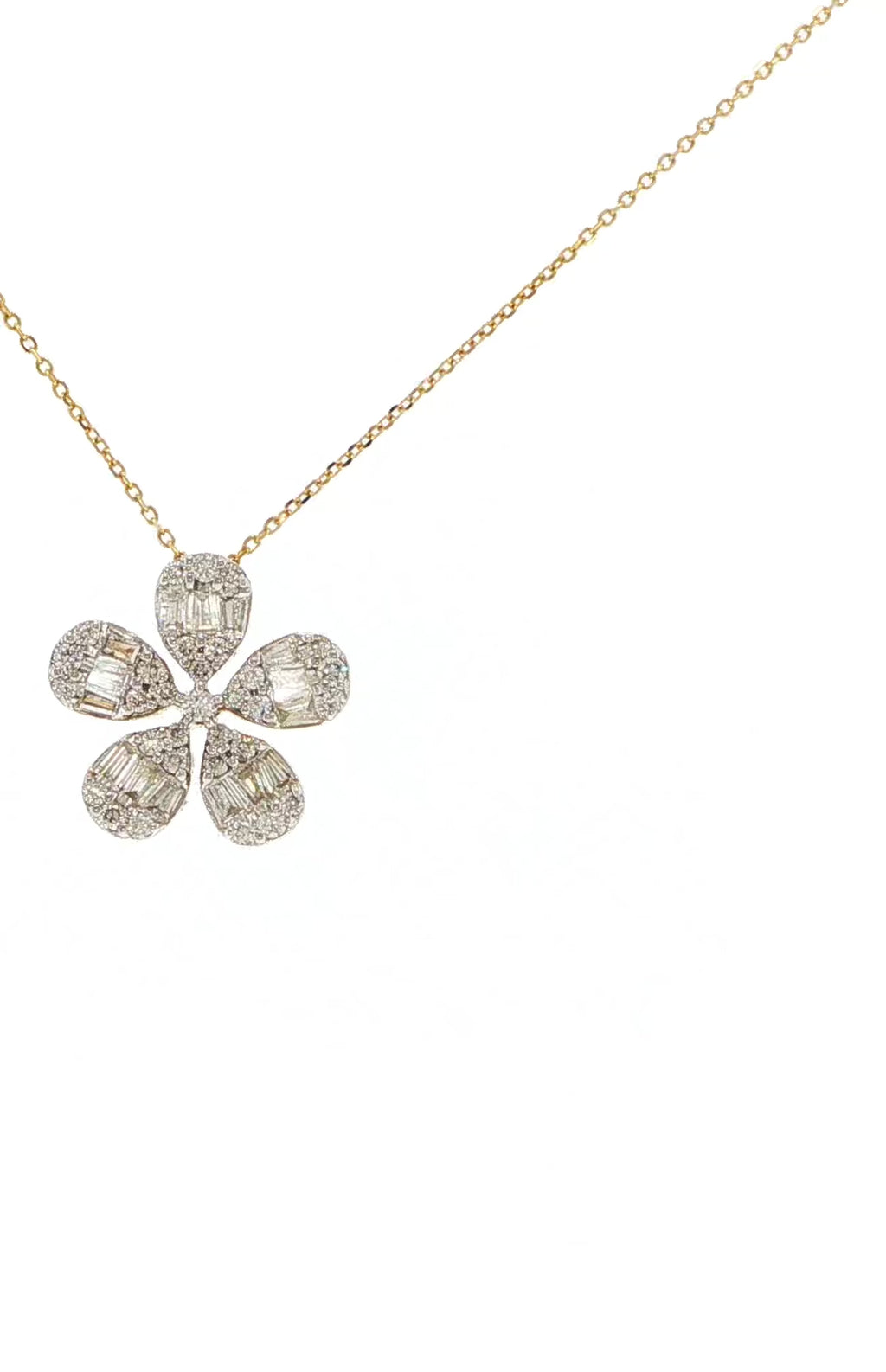 Yellow Gold Diamond Fleur de Lumiere