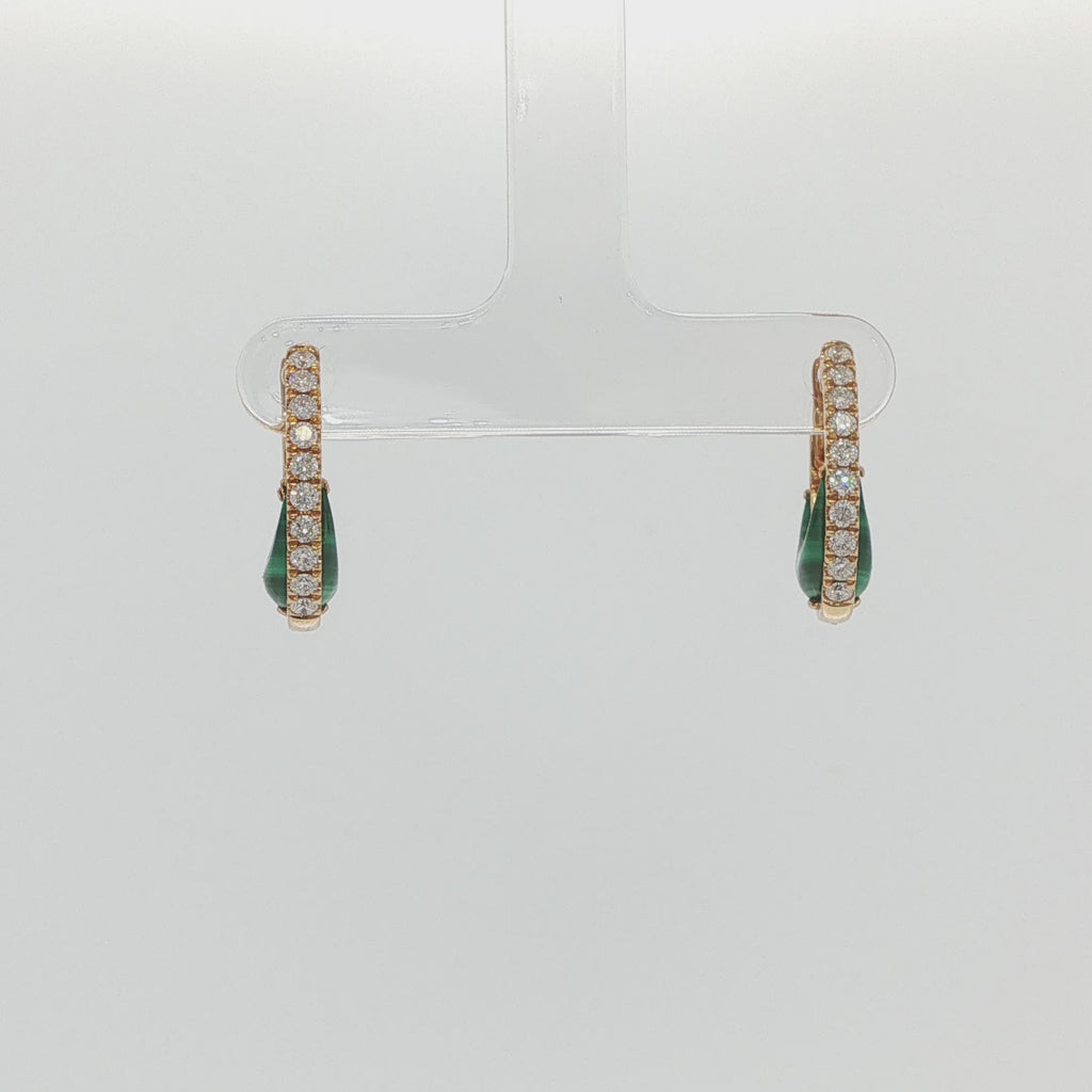 Malachite hoops