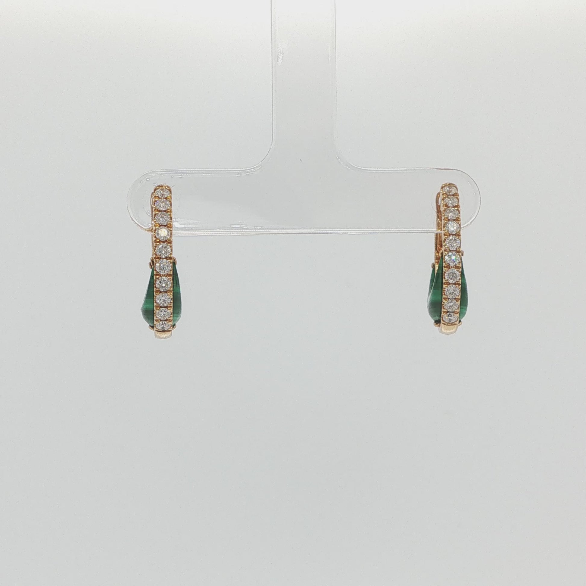 Malachite hoops
