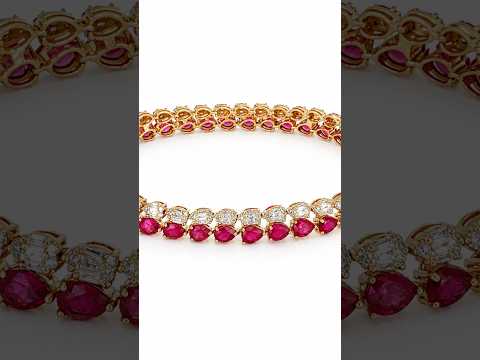 The Rose Riviera Ruby & Diamond Bracelet
