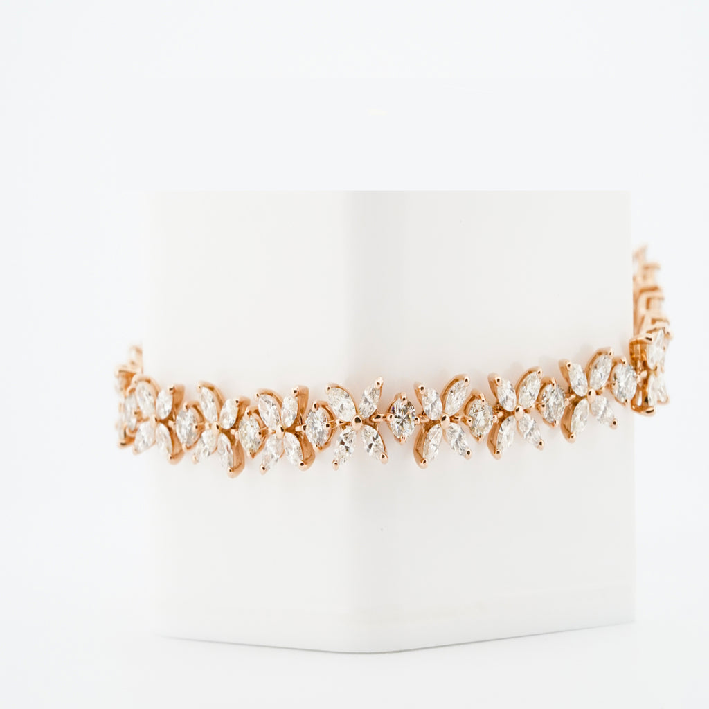 Mera Flower Diamond Bracelet